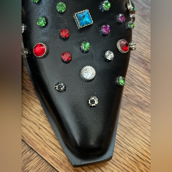 Azalea Wang Studded Boots Size 7 - Picture 3 of 9